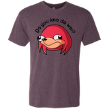 T-Shirts Vintage Purple / Small Ugandan Knuckles Men's Triblend T-Shirt