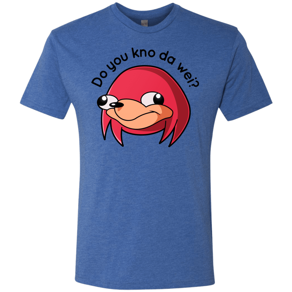 T-Shirts Vintage Royal / Small Ugandan Knuckles Men's Triblend T-Shirt