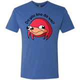 T-Shirts Vintage Royal / Small Ugandan Knuckles Men's Triblend T-Shirt