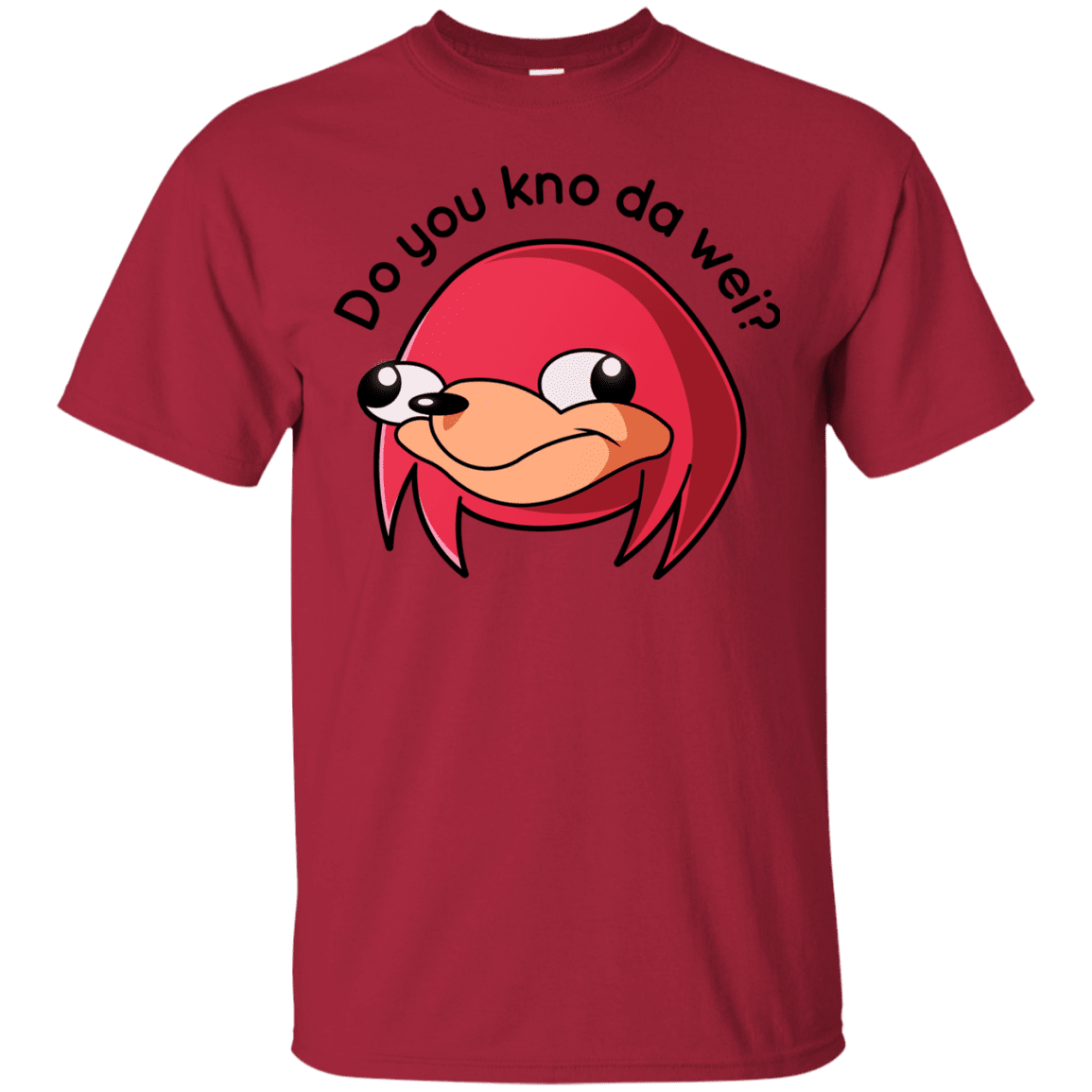 T-Shirts Cardinal / Small Ugandan Knuckles T-Shirt