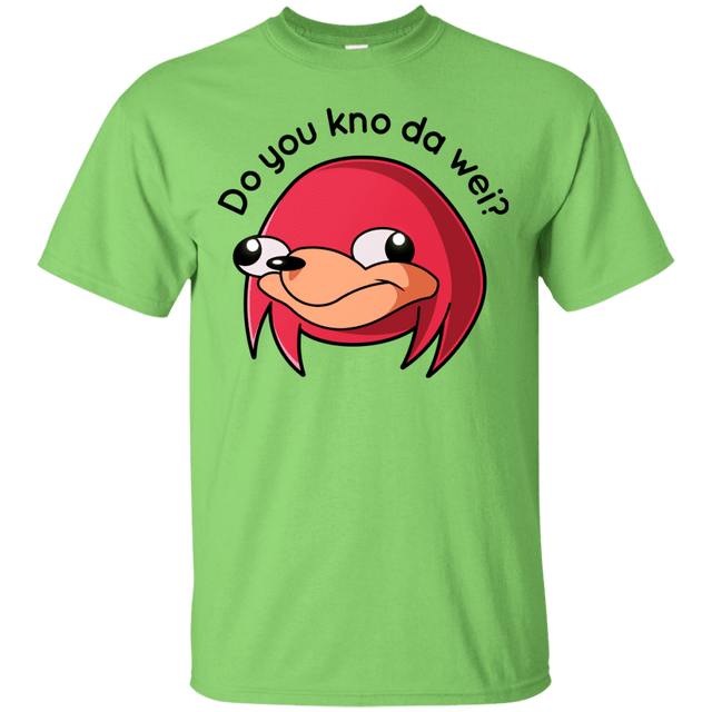 T-Shirts Lime / Small Ugandan Knuckles T-Shirt