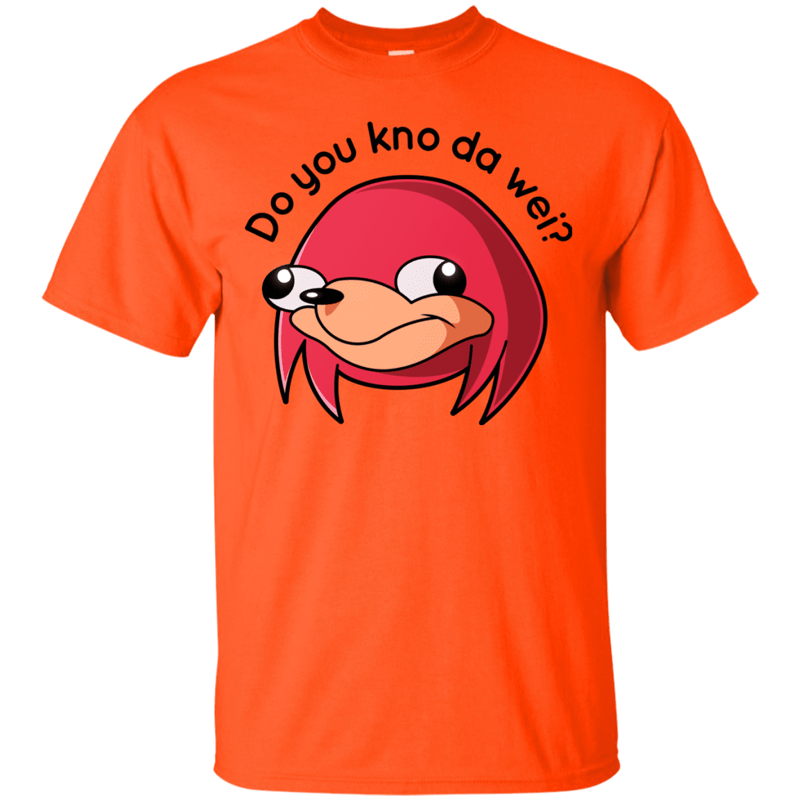 T-Shirts Orange / Small Ugandan Knuckles T-Shirt