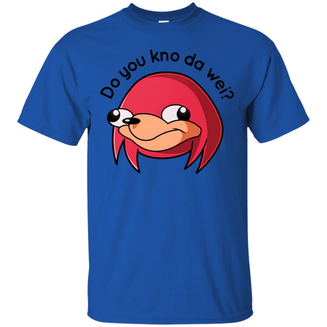 T-Shirts Royal / Small Ugandan Knuckles T-Shirt