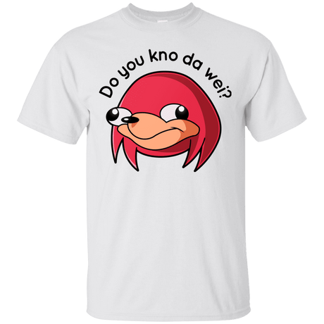 T-Shirts White / Small Ugandan Knuckles T-Shirt