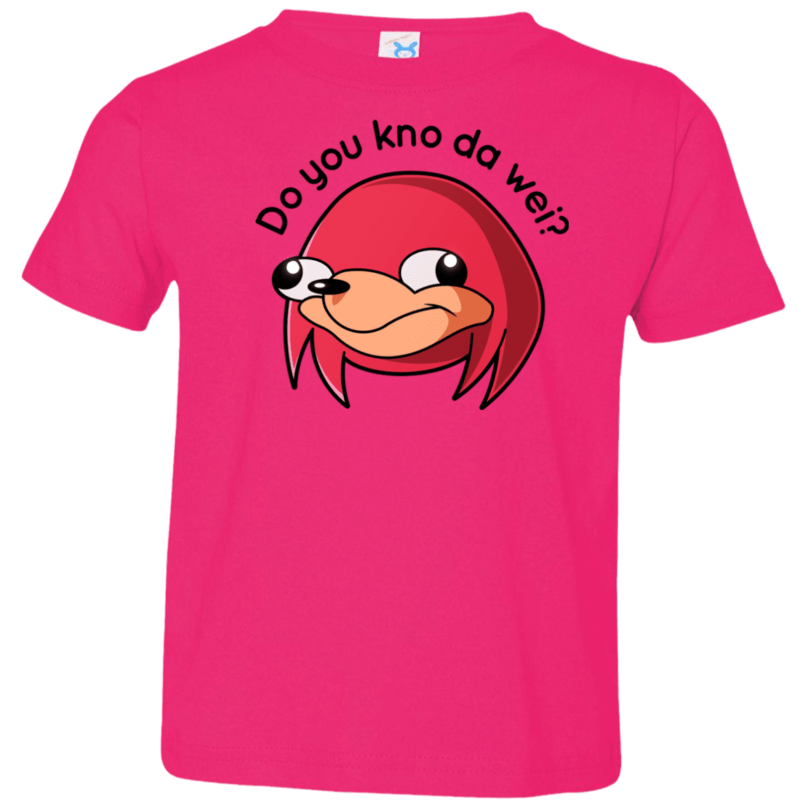 T-Shirts Hot Pink / 2T Ugandan Knuckles Toddler Premium T-Shirt