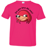 T-Shirts Hot Pink / 2T Ugandan Knuckles Toddler Premium T-Shirt
