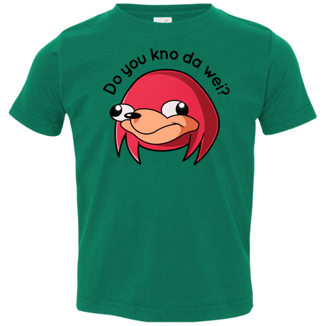 T-Shirts Kelly / 2T Ugandan Knuckles Toddler Premium T-Shirt