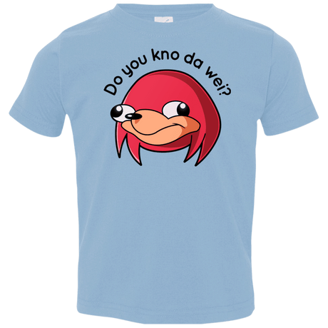 T-Shirts Light Blue / 2T Ugandan Knuckles Toddler Premium T-Shirt