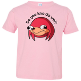 T-Shirts Pink / 2T Ugandan Knuckles Toddler Premium T-Shirt