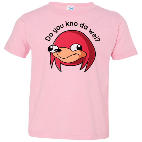 T-Shirts Pink / 2T Ugandan Knuckles Toddler Premium T-Shirt