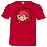 T-Shirts Red / 2T Ugandan Knuckles Toddler Premium T-Shirt