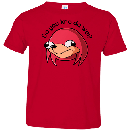 T-Shirts Red / 2T Ugandan Knuckles Toddler Premium T-Shirt