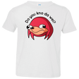 T-Shirts White / 2T Ugandan Knuckles Toddler Premium T-Shirt