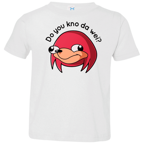 T-Shirts White / 2T Ugandan Knuckles Toddler Premium T-Shirt