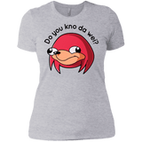 T-Shirts Heather Grey / X-Small Ugandan Knuckles Women's Premium T-Shirt