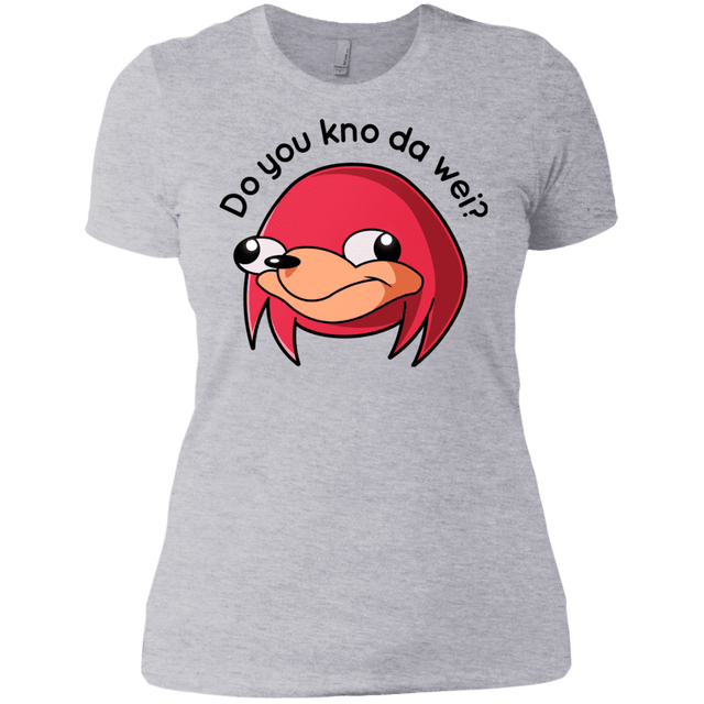 T-Shirts Heather Grey / X-Small Ugandan Knuckles Women's Premium T-Shirt