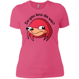 T-Shirts Hot Pink / X-Small Ugandan Knuckles Women's Premium T-Shirt