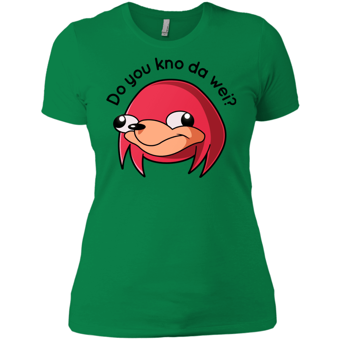 T-Shirts Kelly Green / X-Small Ugandan Knuckles Women's Premium T-Shirt