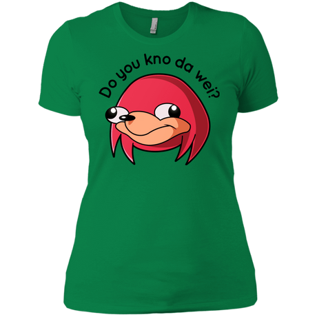 T-Shirts Kelly Green / X-Small Ugandan Knuckles Women's Premium T-Shirt