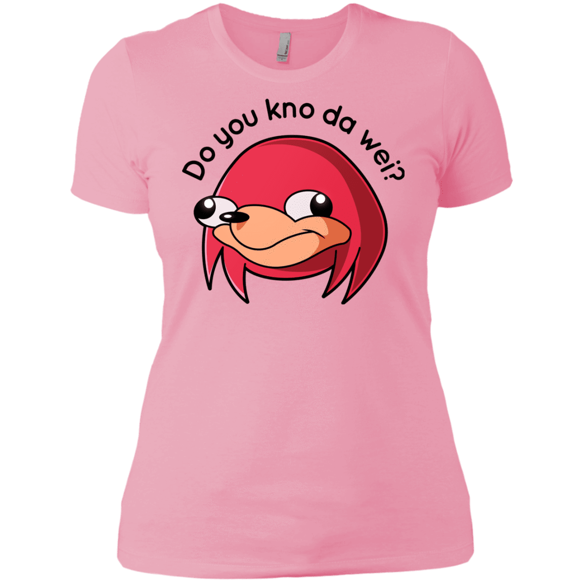 T-Shirts Light Pink / X-Small Ugandan Knuckles Women's Premium T-Shirt