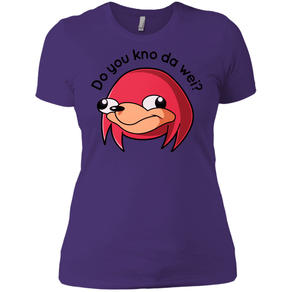 T-Shirts Purple / X-Small Ugandan Knuckles Women's Premium T-Shirt
