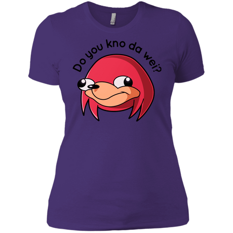 T-Shirts Purple / X-Small Ugandan Knuckles Women's Premium T-Shirt