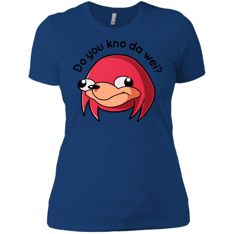 T-Shirts Royal / X-Small Ugandan Knuckles Women's Premium T-Shirt