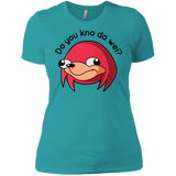T-Shirts Tahiti Blue / X-Small Ugandan Knuckles Women's Premium T-Shirt