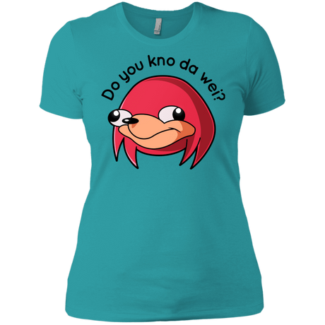 T-Shirts Tahiti Blue / X-Small Ugandan Knuckles Women's Premium T-Shirt