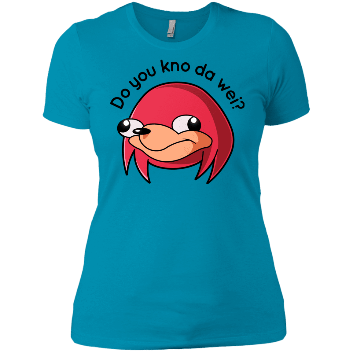 T-Shirts Turquoise / X-Small Ugandan Knuckles Women's Premium T-Shirt