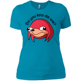 T-Shirts Turquoise / X-Small Ugandan Knuckles Women's Premium T-Shirt