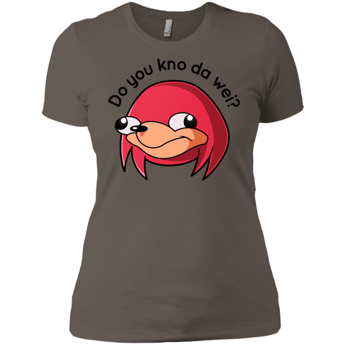 T-Shirts Warm Grey / X-Small Ugandan Knuckles Women's Premium T-Shirt