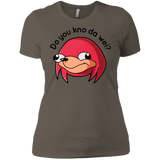 T-Shirts Warm Grey / X-Small Ugandan Knuckles Women's Premium T-Shirt