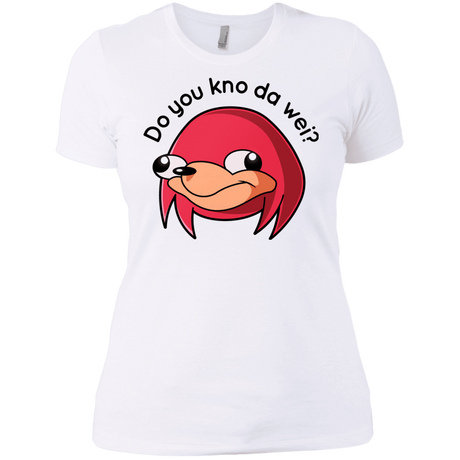 T-Shirts White / X-Small Ugandan Knuckles Women's Premium T-Shirt