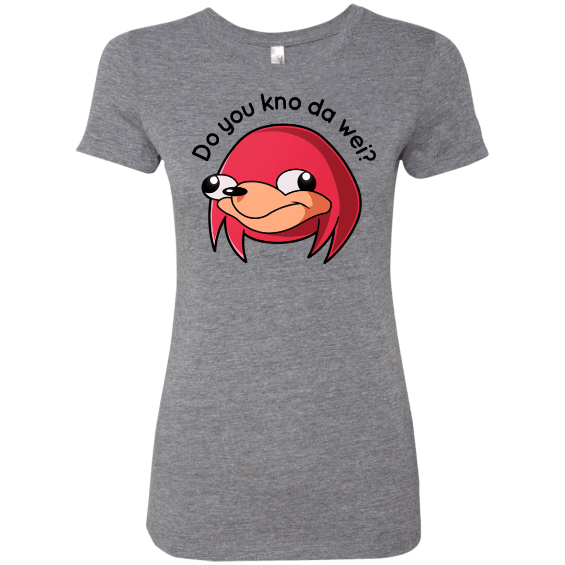 T-Shirts Premium Heather / Small Ugandan Knuckles Women's Triblend T-Shirt