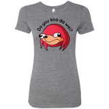 T-Shirts Premium Heather / Small Ugandan Knuckles Women's Triblend T-Shirt