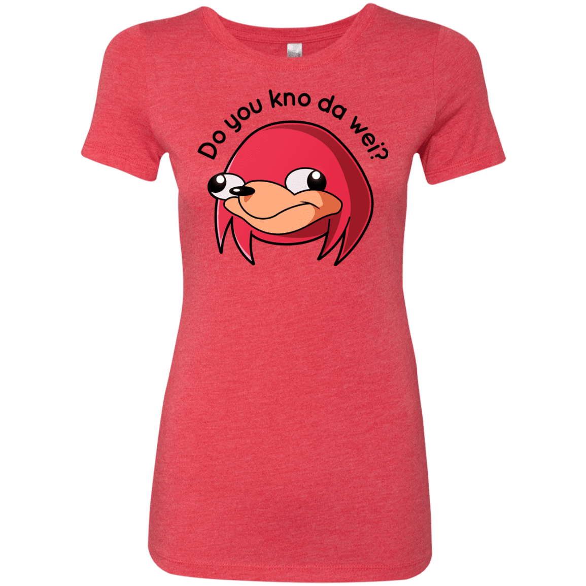T-Shirts Vintage Red / Small Ugandan Knuckles Women's Triblend T-Shirt