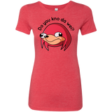 T-Shirts Vintage Red / Small Ugandan Knuckles Women's Triblend T-Shirt