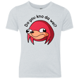 T-Shirts Heather White / YXS Ugandan Knuckles Youth Triblend T-Shirt
