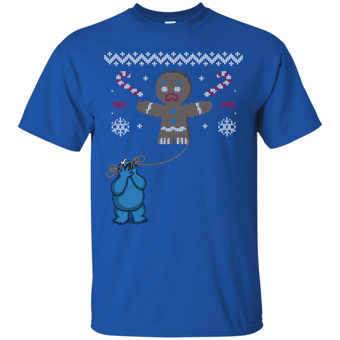 T-Shirts Royal / S Ugly Cookie T-Shirt