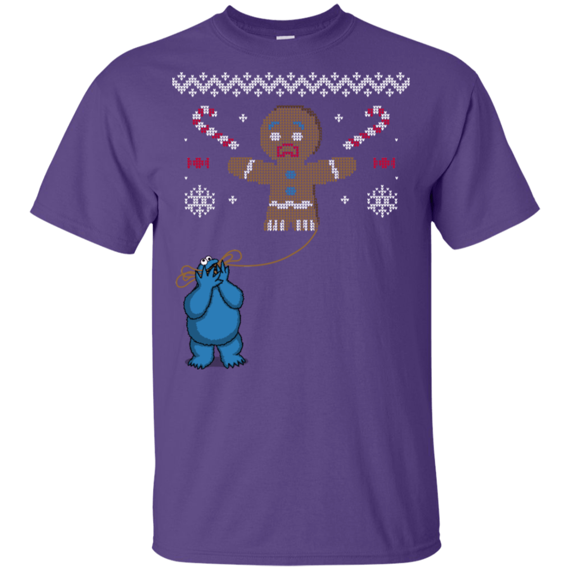 T-Shirts Purple / YXS Ugly Cookie Youth T-Shirt