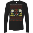 T-Shirts Black / Small Ugly Deadpool Men's Premium Long Sleeve
