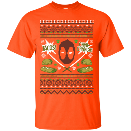 T-Shirts Orange / Small Ugly Deadpool T-Shirt
