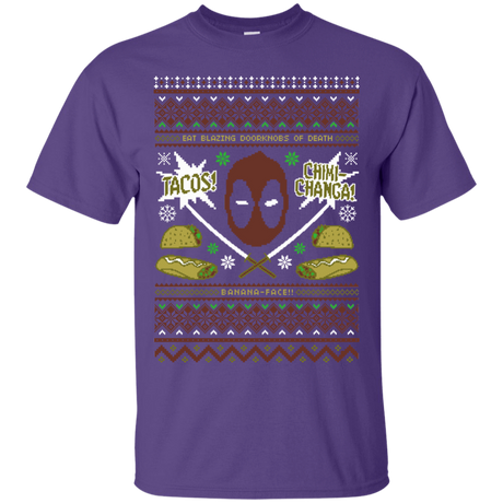 T-Shirts Purple / Small Ugly Deadpool T-Shirt