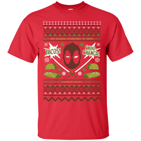 T-Shirts Red / Small Ugly Deadpool T-Shirt
