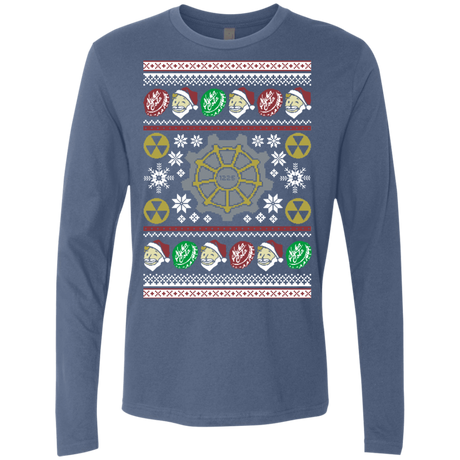 T-Shirts Indigo / Small UGLY FALLOUT Men's Premium Long Sleeve