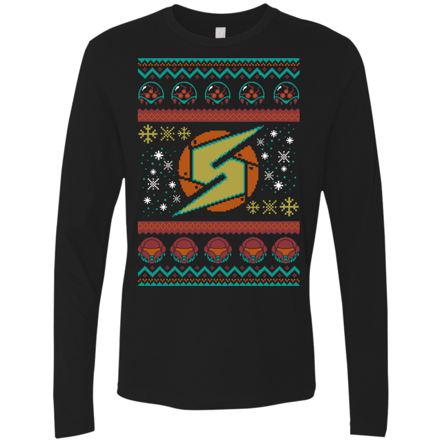 T-Shirts Black / Small UGLY METROID Men's Premium Long Sleeve