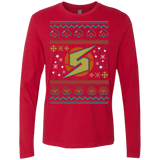T-Shirts Red / Small UGLY METROID Men's Premium Long Sleeve