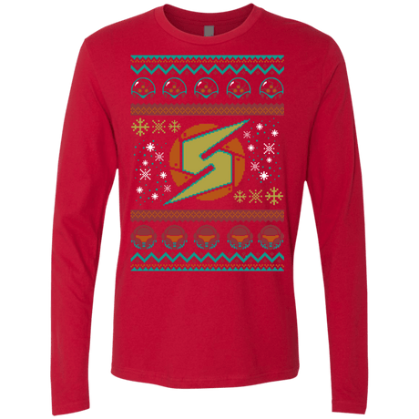 T-Shirts Red / Small UGLY METROID Men's Premium Long Sleeve