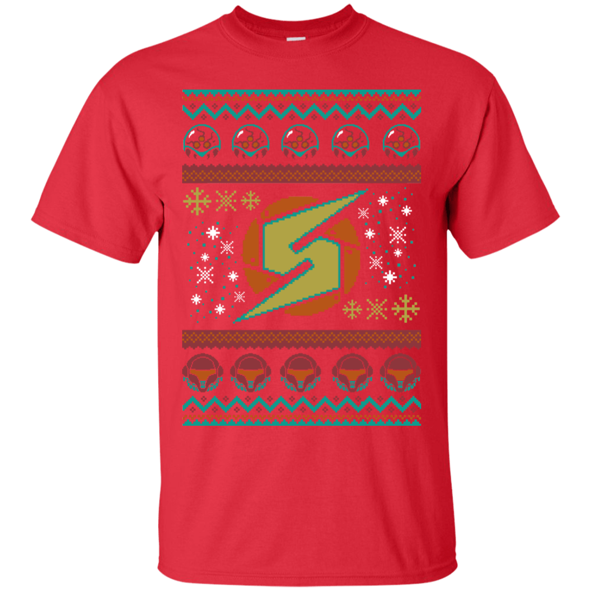 T-Shirts Red / Small UGLY METROID T-Shirt